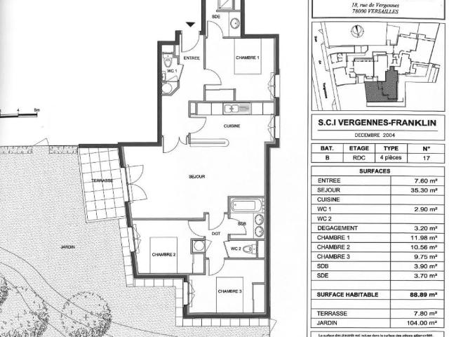 Appartement location à Versailles