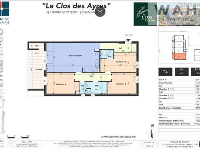 Appartement vente à Nîmes, Codognan