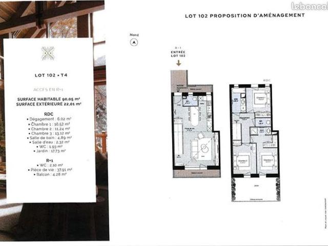 Appartement vente à Albertville, Séez