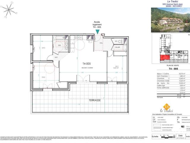 Appartement vente à Grenoble, Noyarey
