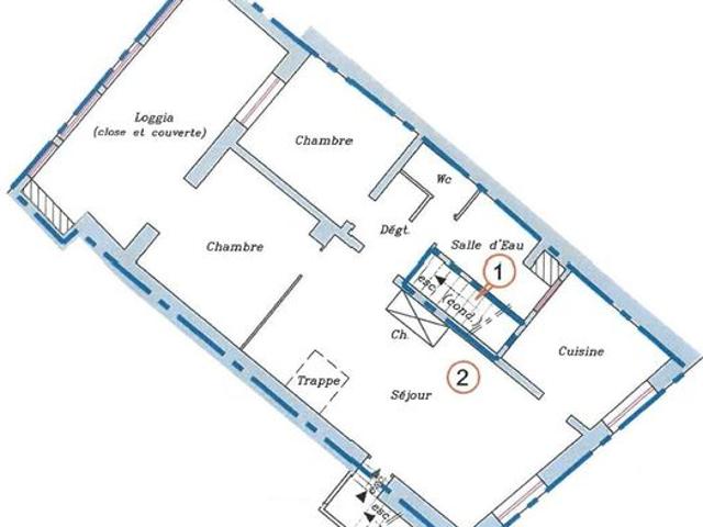 Appartement vente à Metz, Vernéville