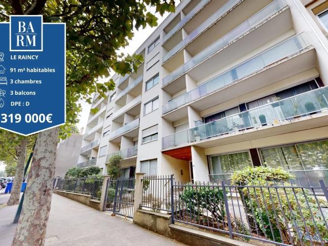 Appartement vente à Mairie, Le Raincy