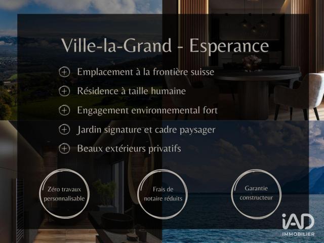 Appartement vente à Saint-Julien-en-Genevois, Ville-la-grand