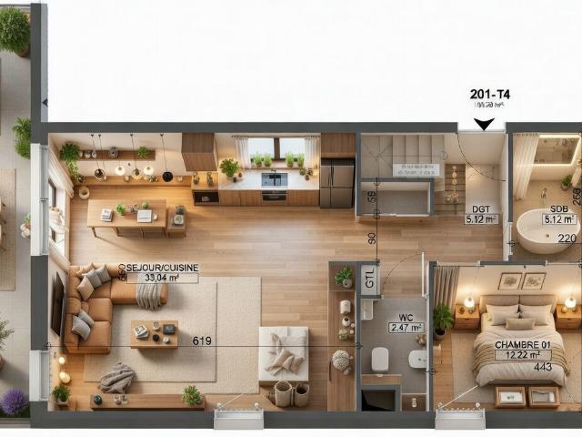 Appartement vente à Gex, Divonne-les-bains