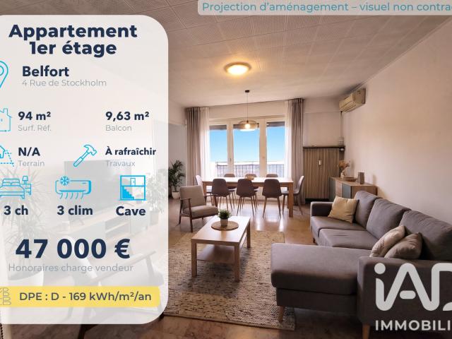 Appartement vente à Les Résidences, Belfort