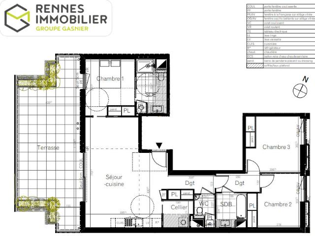 Appartement vente à Rennes, Bretagne