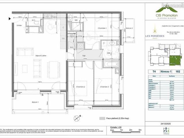 Appartement vente à Séez, Savoie