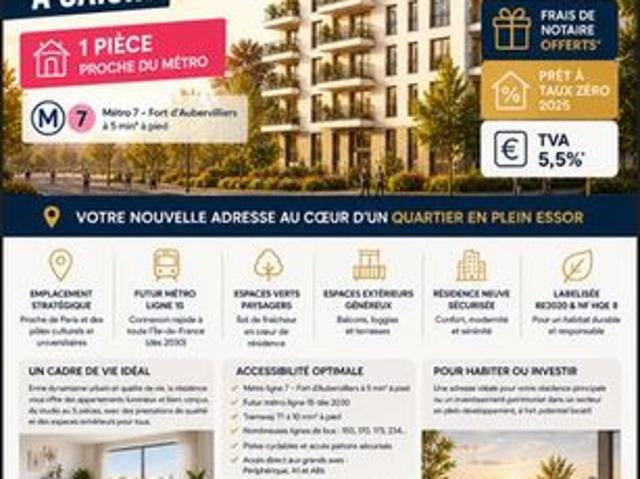 Appartement vente à Bobigny, Pantin