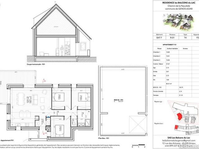 Appartement vente à Génos, Hautes-Pyrénées