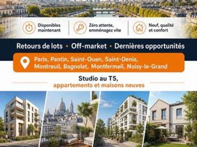 Appartement vente à Bobigny, Seine-Saint-Denis
