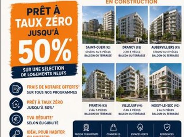 Appartement vente à Bobigny, Les Lilas