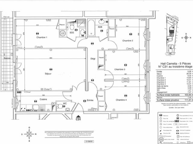Appartement vente à Bobigny, Pantin