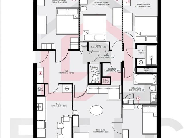 Appartement vente à Lyon, Métropole de Lyon