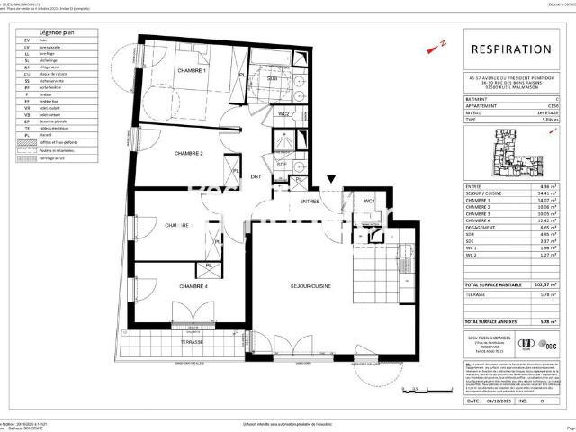 Appartement vente à Nanterre, Rueil-malmaison