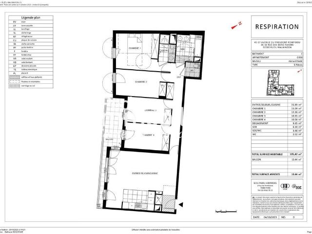 Appartement vente à Nanterre, Rueil-malmaison