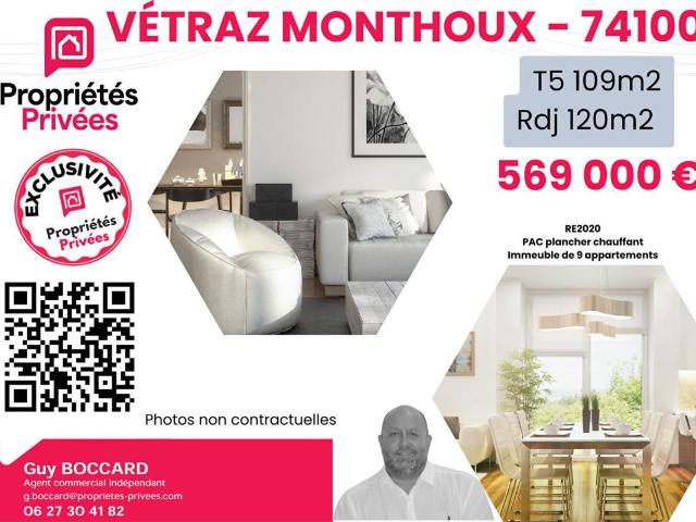 Appartement vente à La Ruaz, Vétraz-Monthoux