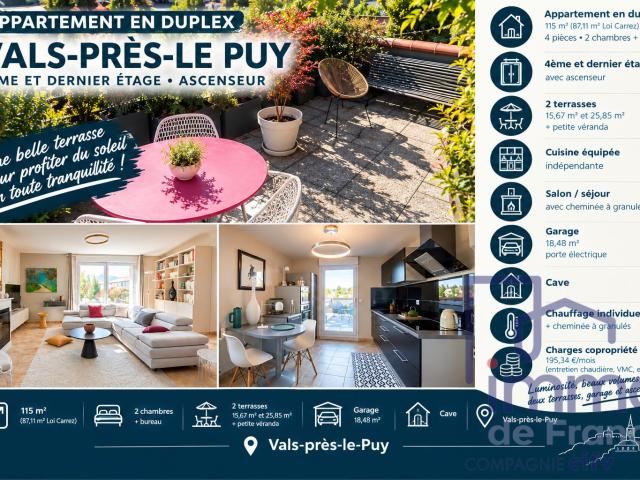 Appartement vente à Le Puy-en-Velay, Haute-Loire