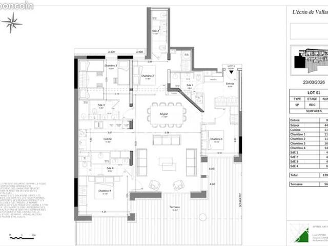 Appartement vente à Albertville, Landry