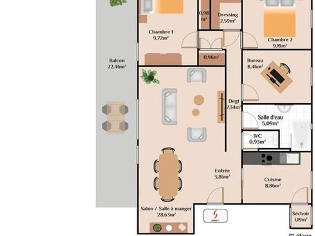 Appartement vente à Montluçon