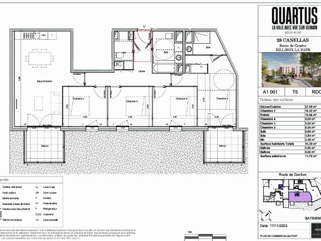 Appartement location à Crépieux, Rillieux-la-Pape