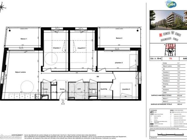 Appartement vente à Cognin, Savoie