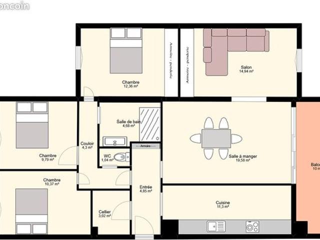 Appartement vente à Gap, Provence-Alpes-Côte d'Azur