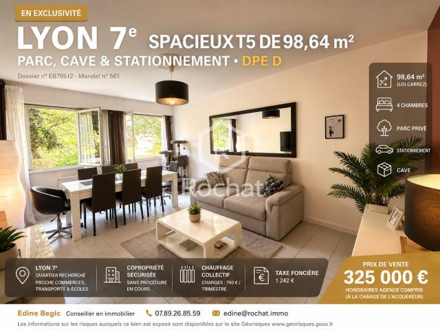 Appartement vente à Lyon, Métropole de Lyon