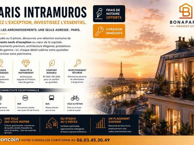 Appartement vente à Paris, Île-de-France