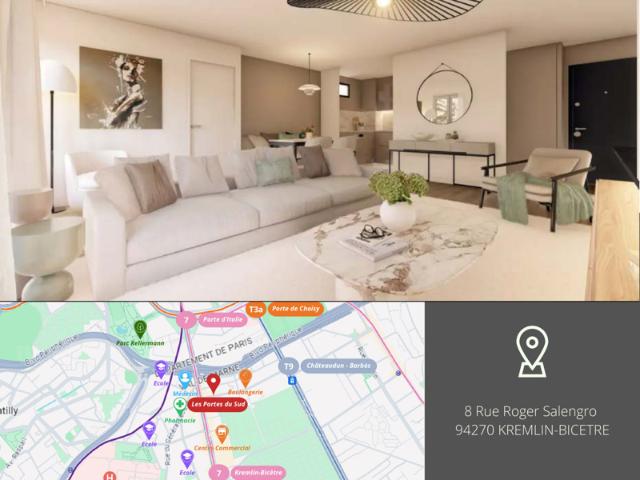 Appartement vente à L'Haÿ-les-Roses, Le Kremlin-bicêtre