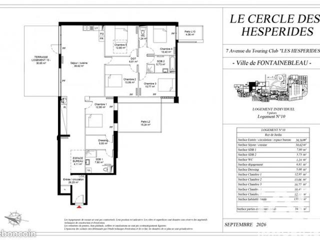 Appartement vente à Fontainebleau, Seine-et-Marne