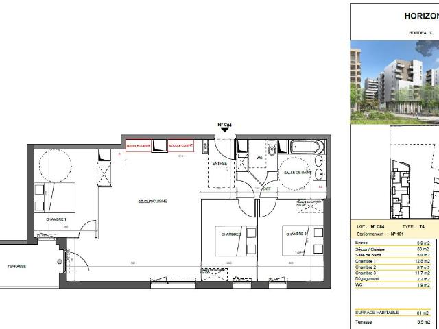 Appartement location à Bordeaux