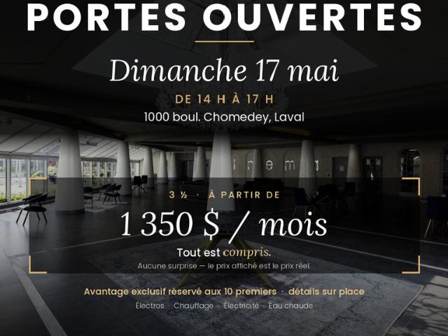 Apartment for rent in Chomedey, Quebec