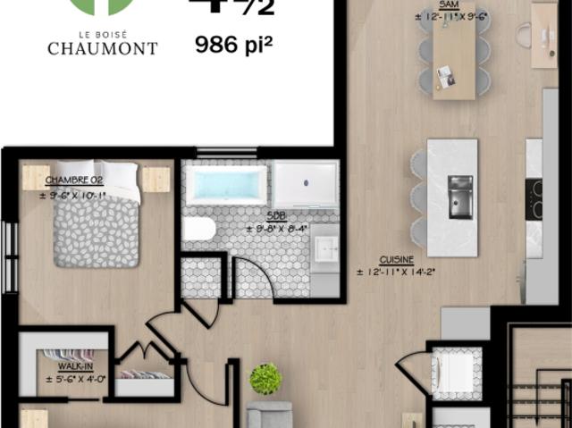 Apartment for rent in Saint-jérôme