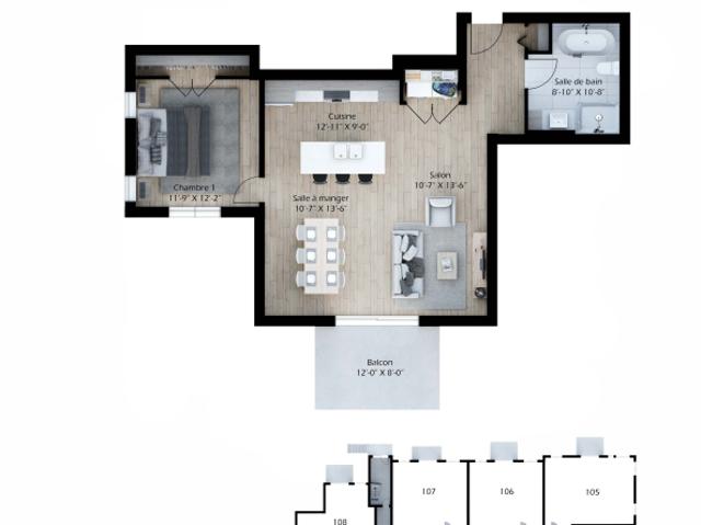Apartment for rent in Saint-jérôme