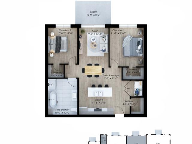 Apartment for rent in Saint-jérôme