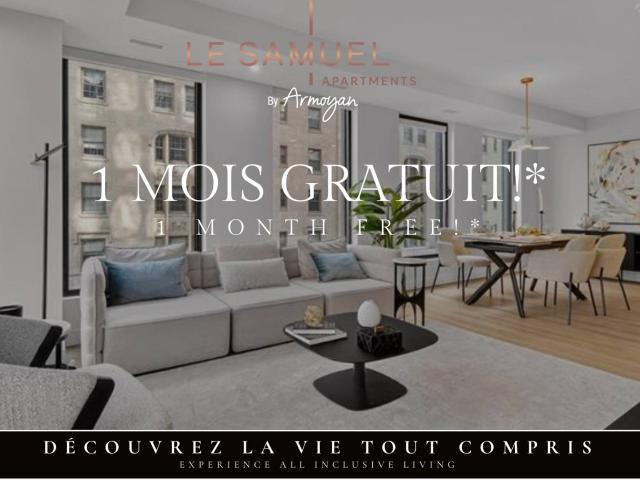 Apartment for rent in Ville-Marie, Montréal