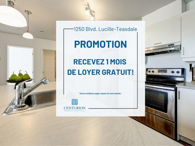 Apartment for rent in Les Moulins, Quebec