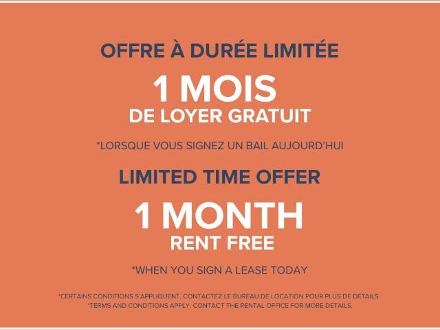 Apartment for rent in St. Leonard's, Quebec