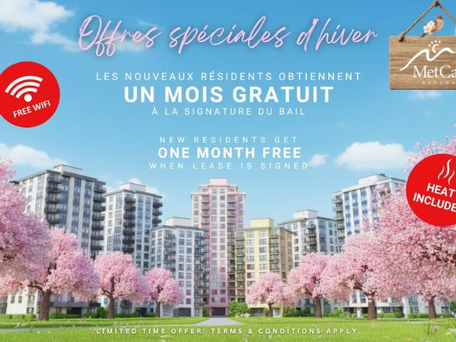 Apartment for rent in St. Leonard's, Quebec