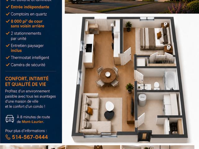 Apartment for rent in Laurentides, Quebec