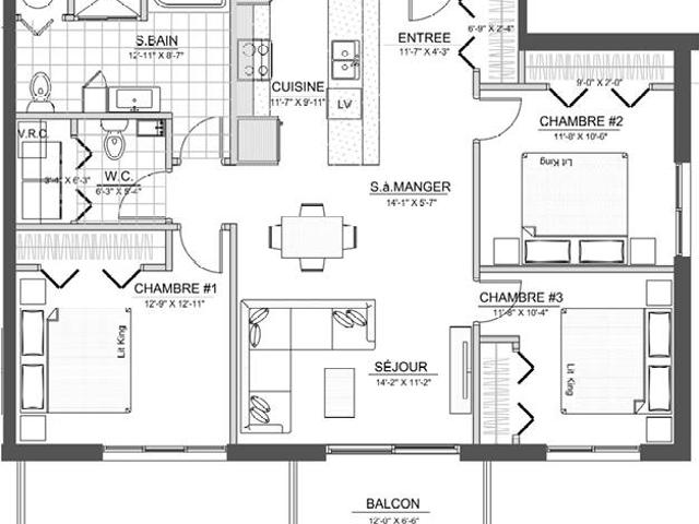 Apartment for rent in Le Val-saint-françois, Quebec