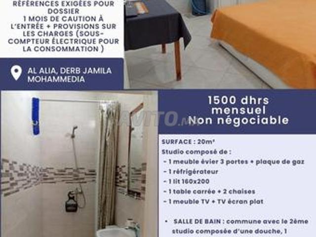 Appartement location à Mohammedia, Gharb-Chrarda-Beni Hssen