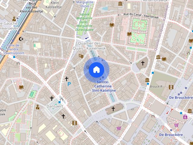 Appartement location à Quartier des Quais - Kaaienwijk, Bruxelles - Brussel