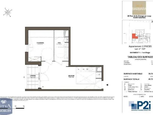 Appartement location à Nantes