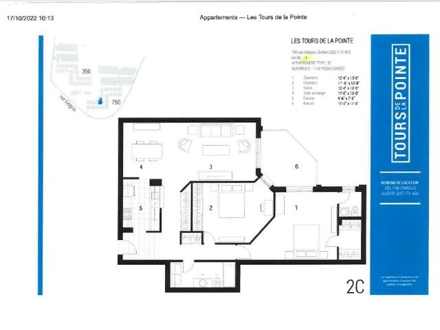 Apartment for rent in Québec, Quebec