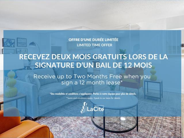 Apartment for rent in St. Leonard's, Quebec
