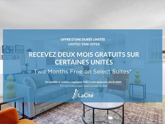 Apartment for rent in St. Leonard's, Quebec