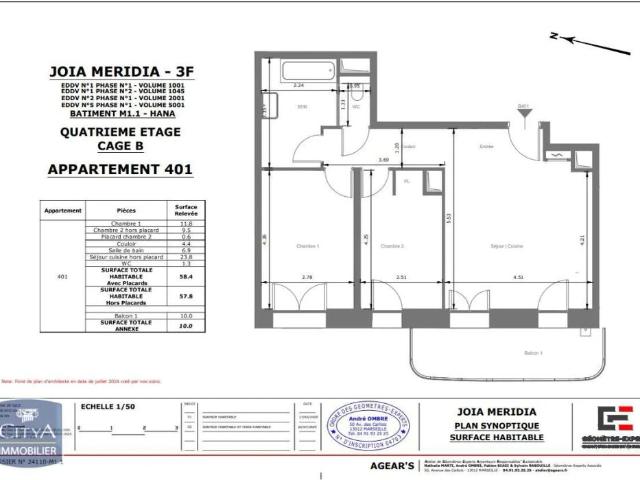 Appartement location à Les Moulins, Nice