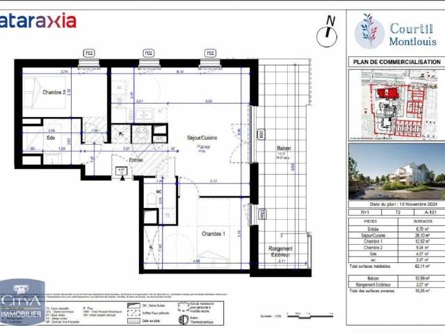 Appartement location à Tours, Montlouis