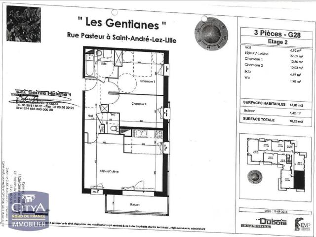 Appartement location à Lille, Saint-andré-lez-lille
